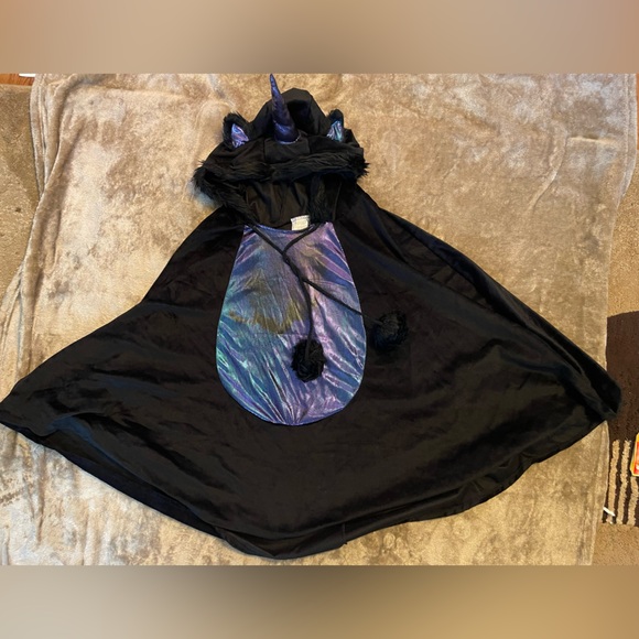 Black and Purple Unicorn Cape - Picture 1 of 1